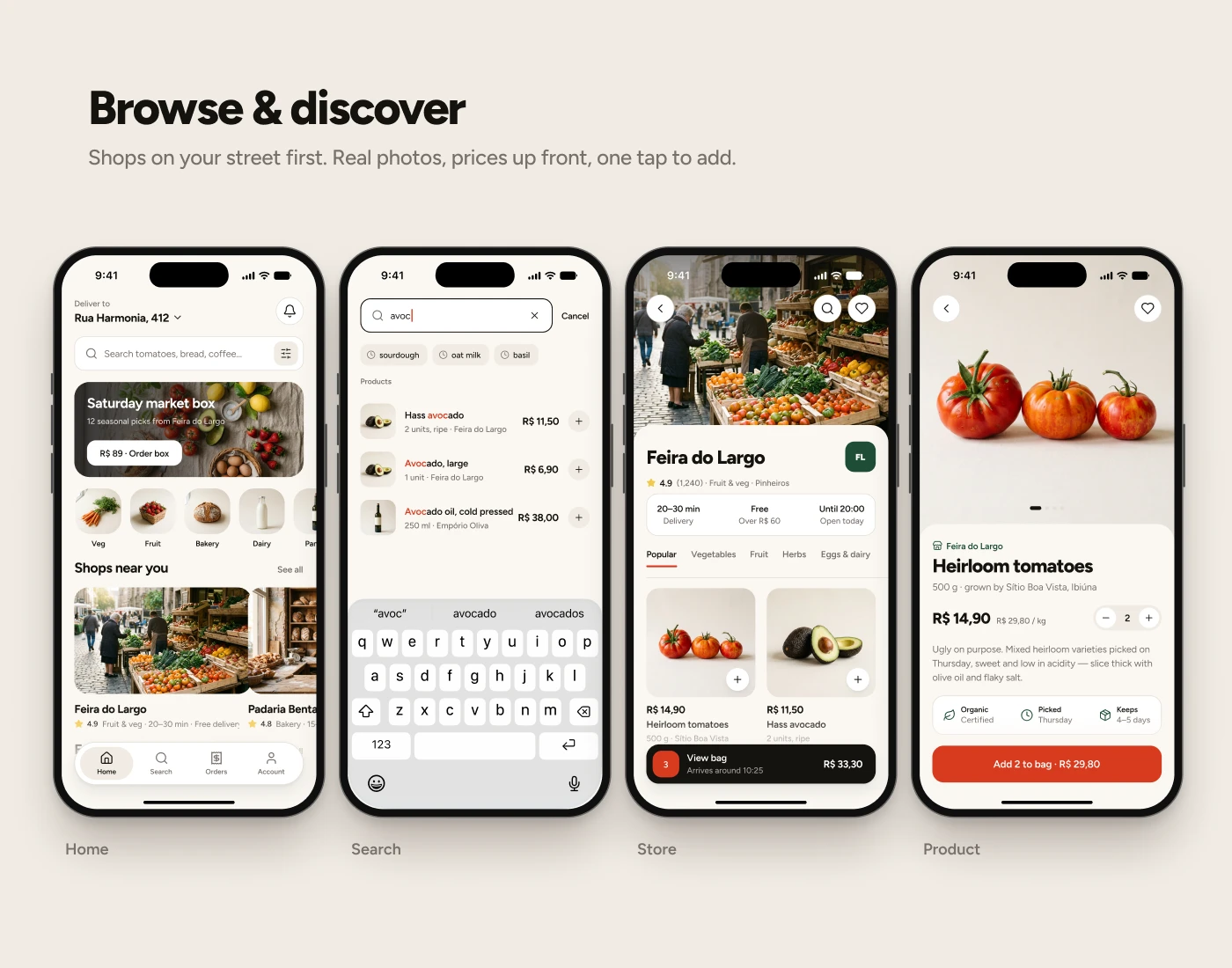Delivery App UI/UX Design