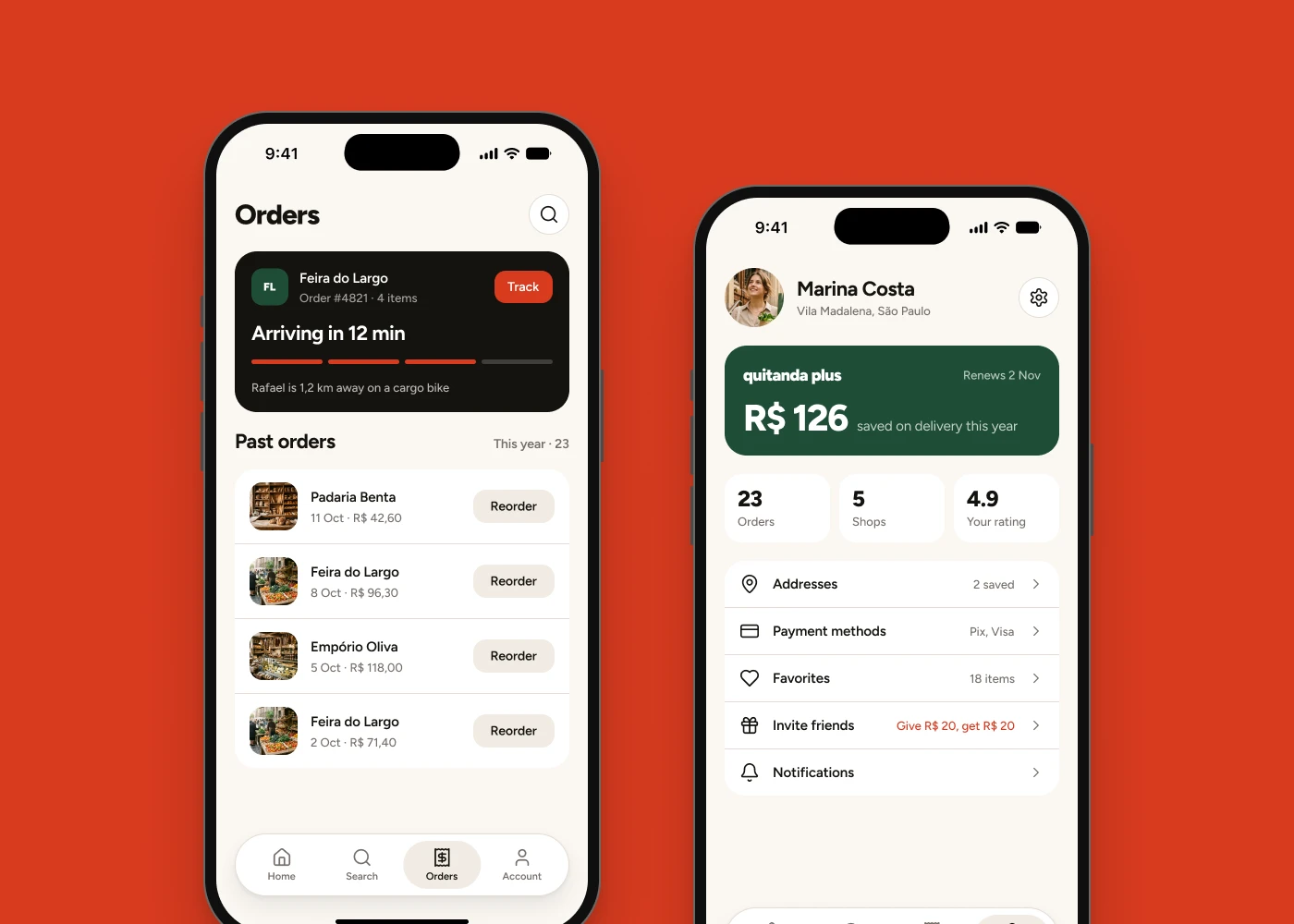 Delivery App UI/UX Design