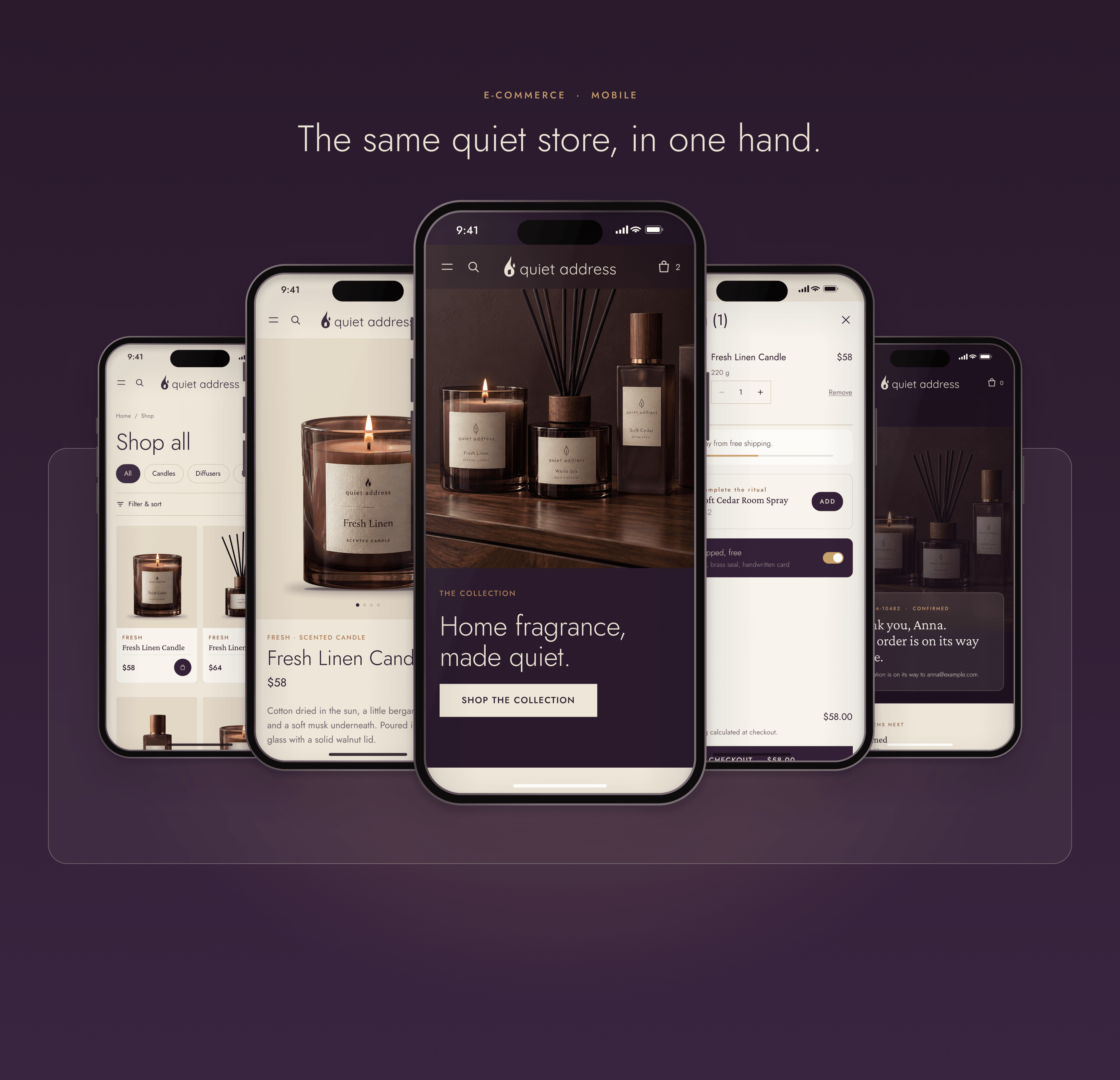 Luxury Fragrance Branding & E-commerce