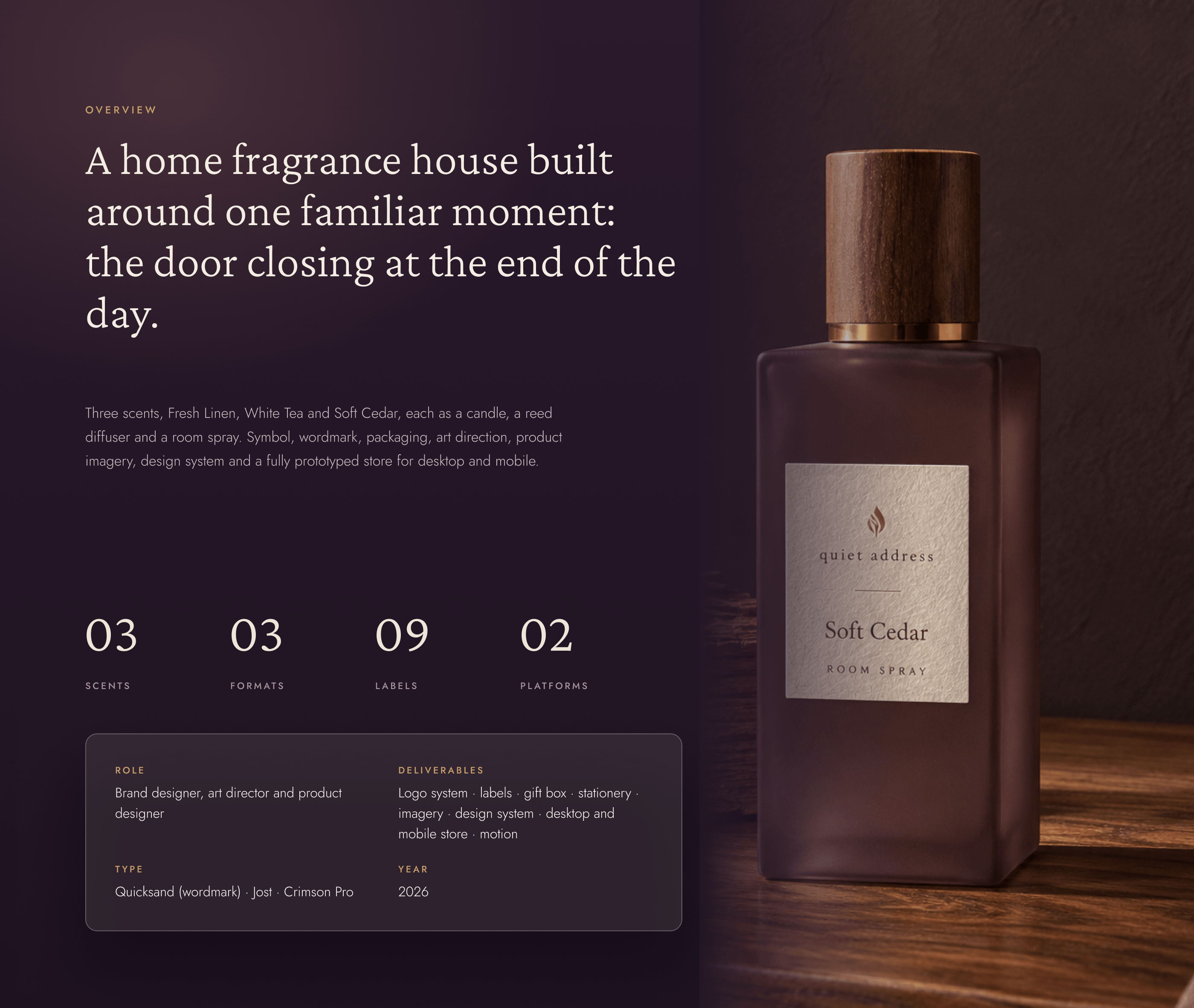 Luxury Fragrance Branding & E-commerce